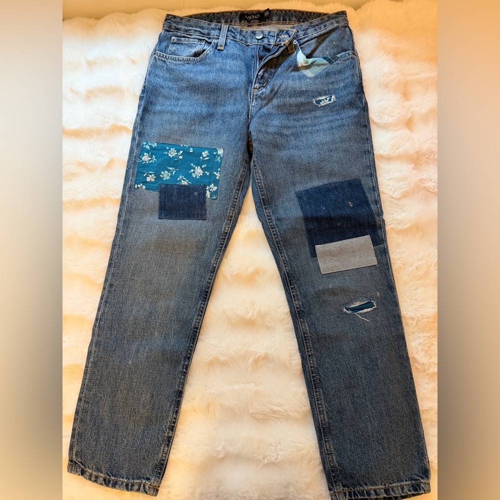 Ralph Lauren Blue Denim Jeans with Black Label